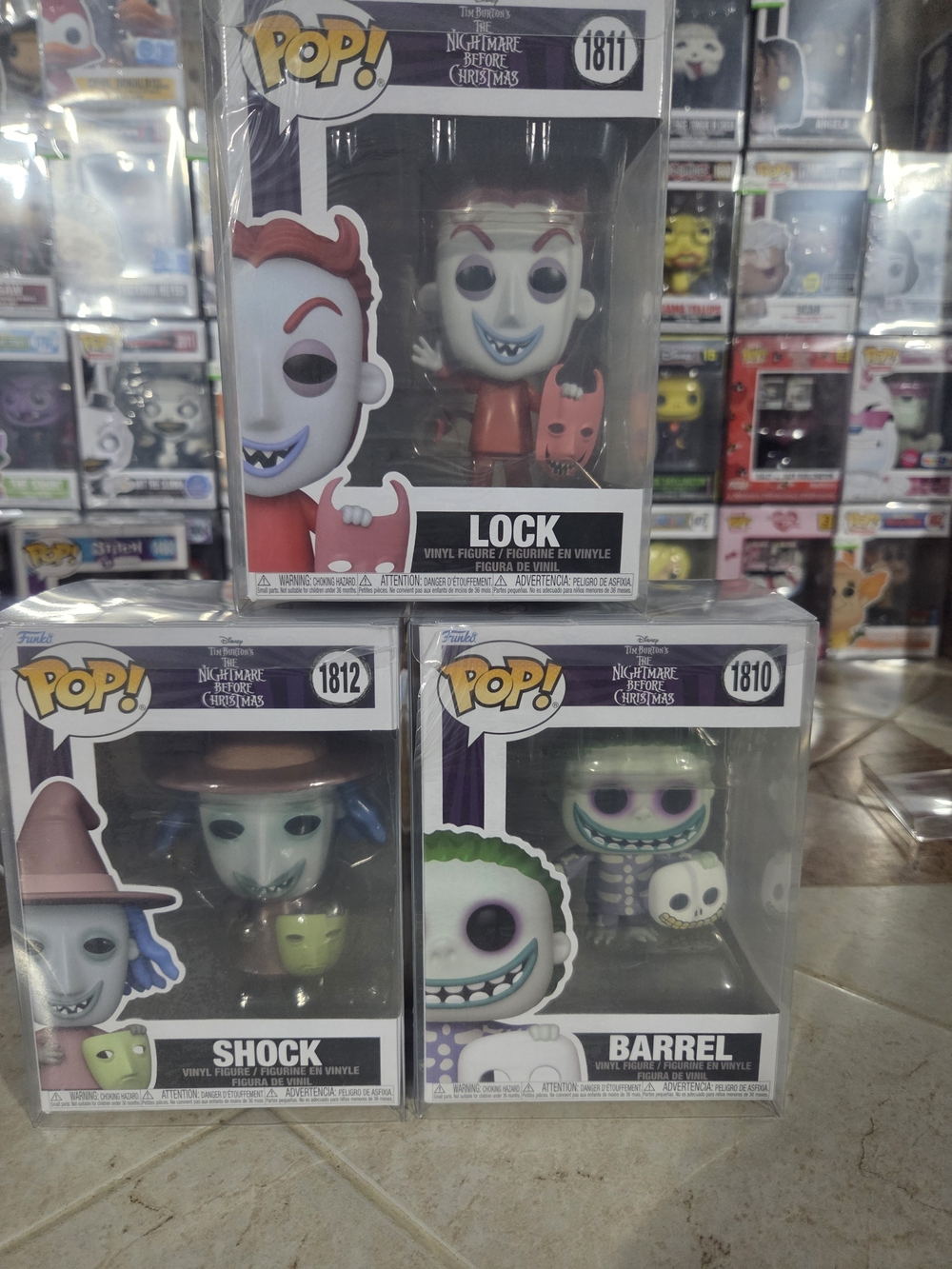 Funko POP! The Nightmare Before Christmas Lock Figure - Red, White